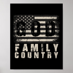Poster Bandeira dos Estados Unidos Memória Patriótica da