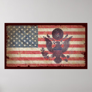 Poster Bandeira dos EUA