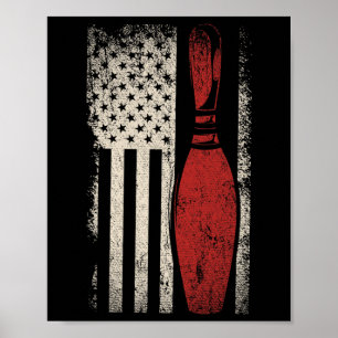 Poster Bandeira dos EUA Presente Patriótico Americano de