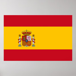 Poster Bandeira Espanhola (Espanha)