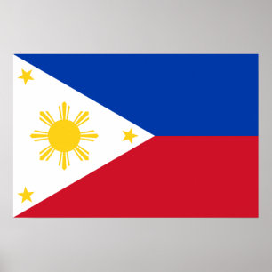 Poster Bandeira Filipinas
