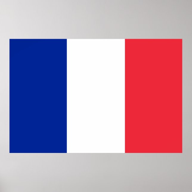 Poster Bandeira França (Frente)