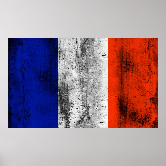 Poster bandeira frança (Frente)