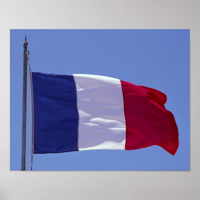 Poster bandeira francesa (Frente)