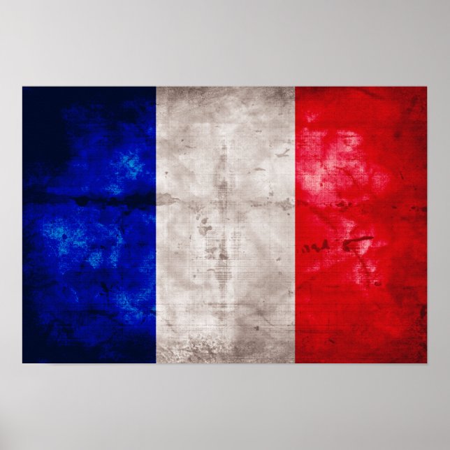 Pôster Bandeira francesa (Frente)