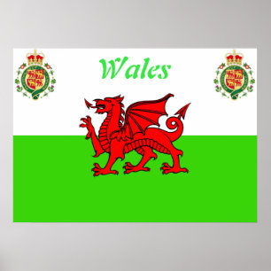 Pôster Bandeira galesa
