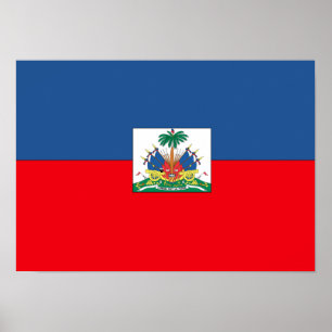 Pôster Bandeira haitiana