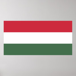 Poster Bandeira Húngara