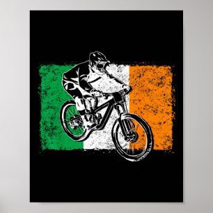 Poster Bandeira Irlanda Legal Bandeira Irlandesa Vintage