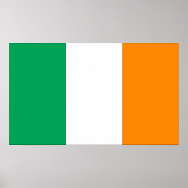 Poster bandeira irlandesa (Frente)
