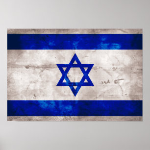 Pôster Bandeira israelita