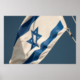 Pôster Bandeira israelita