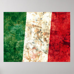 Poster Bandeira italiana