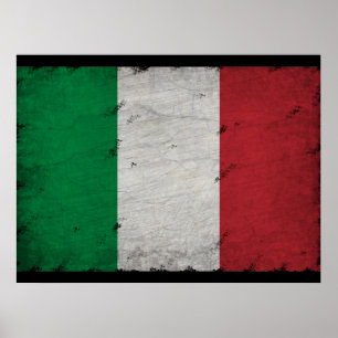 Poster bandeira italiana