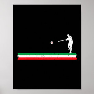 Poster Bandeira Italiana Vender Jogador Treinador Softll