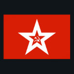 Pôster Bandeira Marinho soviética<br><div class="desc">Viva a guerra fria com esta poster da bandeira do marinho soviético.</div>