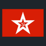 Pôster Bandeira Marinho soviética<br><div class="desc">Viva a guerra fria com esta poster da bandeira do marinho soviético.</div>