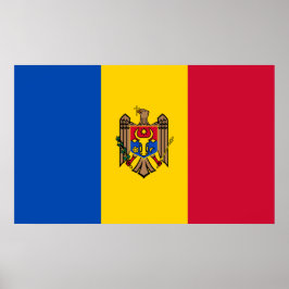 Poster Bandeira Moldovan
