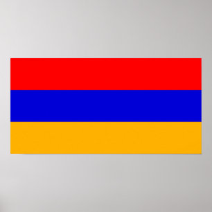 Poster Bandeira Nacional da Armênia