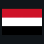 Pôster Bandeira Nacional do Iêmen<br><div class="desc">Poster de Bandeira Nacional do Iêmen</div>