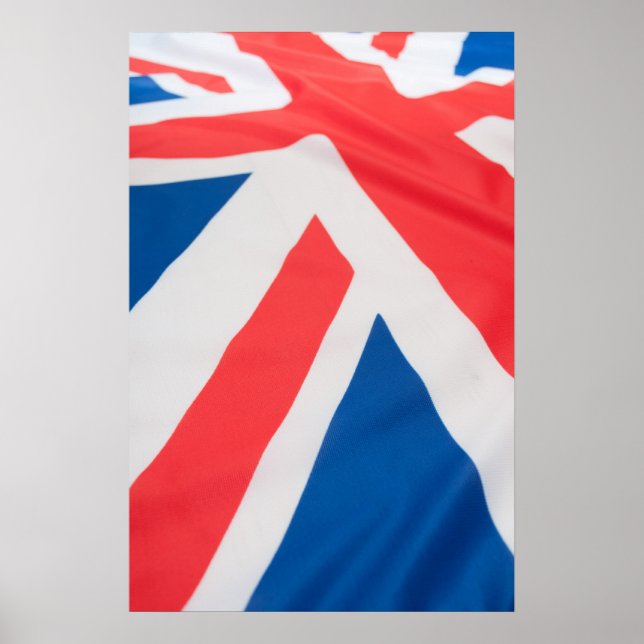Poster Bandeira Nacional Do Reino Unido Excelente (Frente)