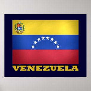 Pôster Bandeira nacional venezuelana