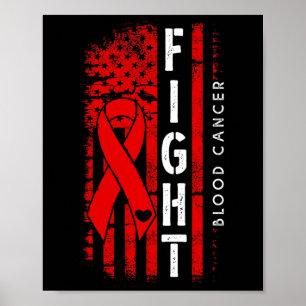 Poster Bandeira norte-americana desapontada Fita vermelha