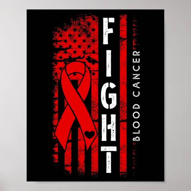 Poster Bandeira norte-americana desapontada Fita vermelha (Frente)