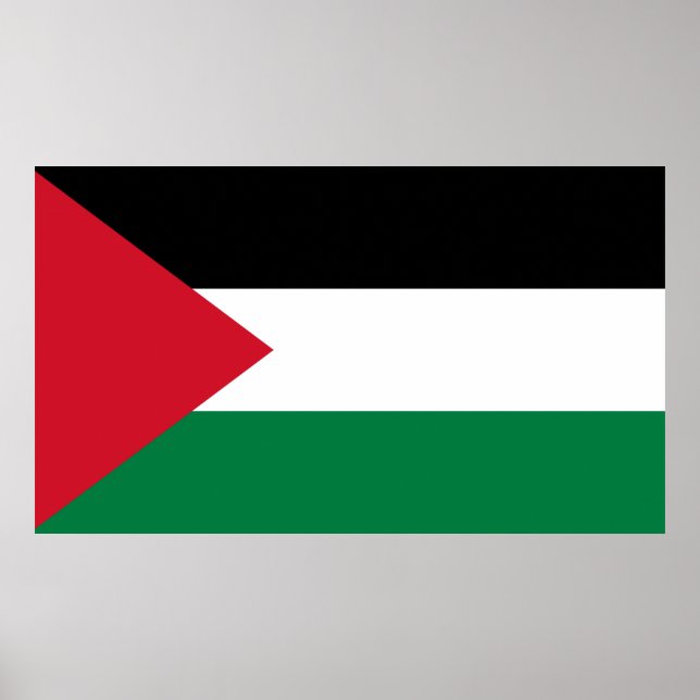 Poster Bandeira Palestina (Frente)