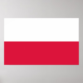 Poster Bandeira Polonesa (Polônia)