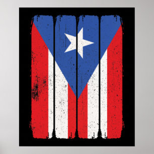 Poster Bandeira Porto Rico