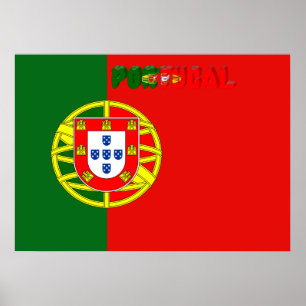 Pôster bandeira portuguesa