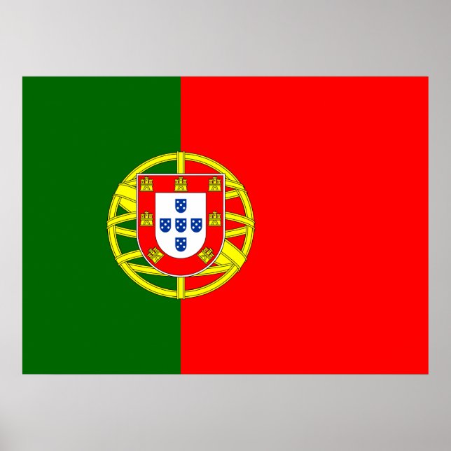 Poster Bandeira Portuguesa (Portugal) (Frente)