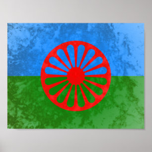 Poster Bandeira Romani