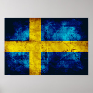 Pôster Bandeira sueca