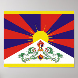 Poster Bandeira tibetana