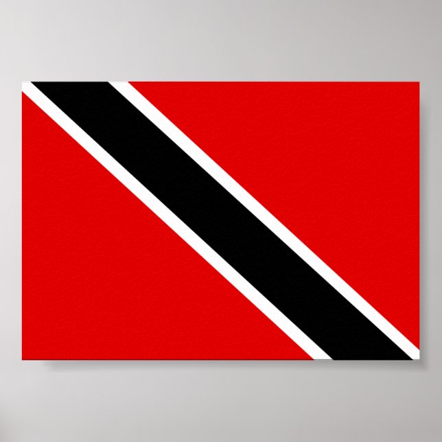 Poster Bandeira Trinidad e Tobago (Frente)