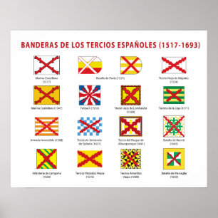 Pôster Bandera de los Tercios Españoles