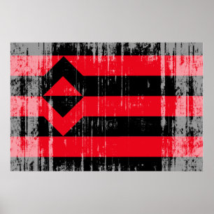 PÔSTER BANDERA DE ORGULHO DO PUNHO