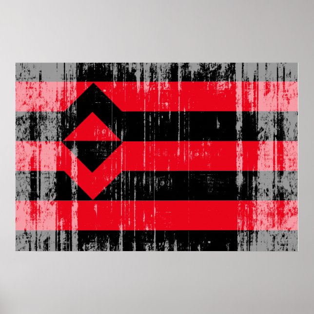 PÔSTER BANDERA DE ORGULHO DO PUNHO (Frente)