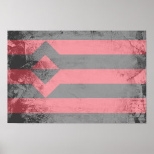 POSTER BANDERA DE ORGULHO DO PUNHO