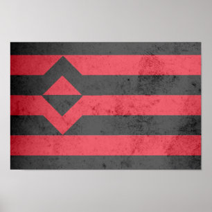 PÔSTER BANDERA DE ORGULHO DO PUNHO