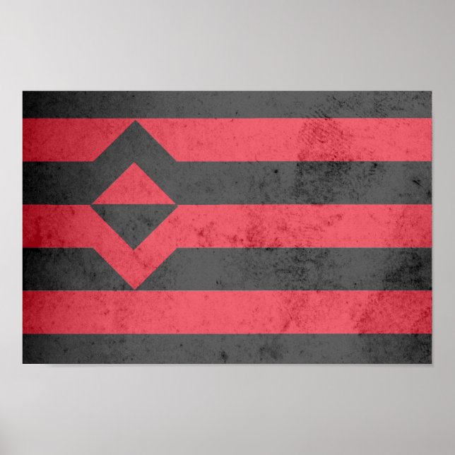 PÔSTER BANDERA DE ORGULHO DO PUNHO (Frente)