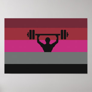 PÔSTER BANDERA DE ORGULHO MUSCULAR