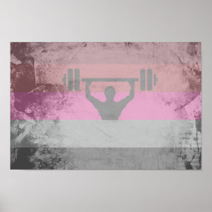 PÔSTER BANDERA DE ORGULHO MUSCULAR