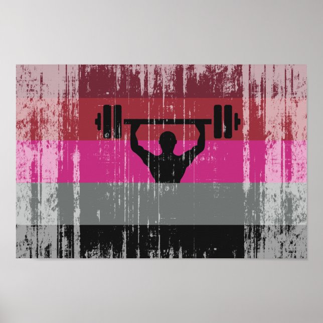 PÔSTER BANDERA DE ORGULHO MUSCULAR (Frente)