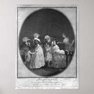 Pôster Bando de flores ou comemorando a avó