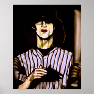 Pôster bando de futebolistas de baseball