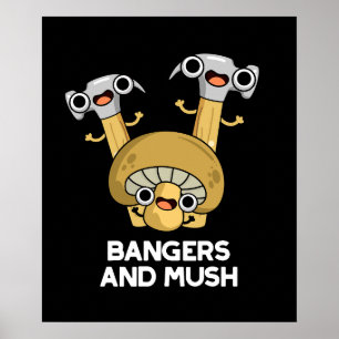 Poster Banguecoque E Comida Inglesa Muito Engraçada Pun D