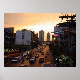 Poster Banguecoque no por do sol